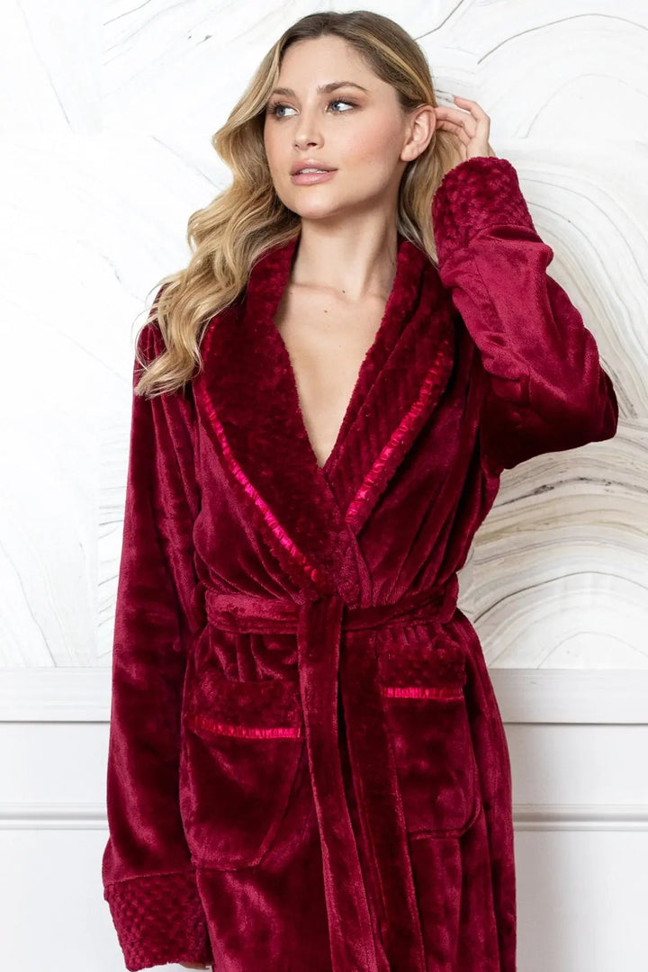 Women's Ultra Soft Plush Bathrobe | CloudSoft Luxury Fleece Robe