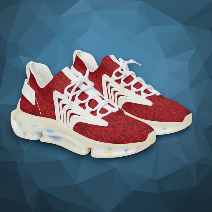 Women's Mesh Sneakers - Red Star