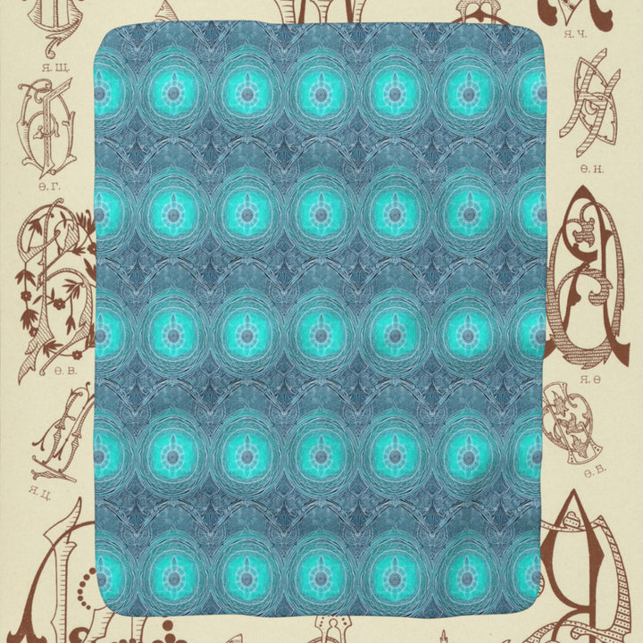 Reiki Symbols Sherpa Fleece Blanket – Healing Energy Throw for Home & Gifts