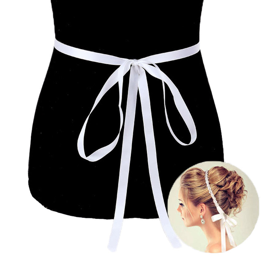 Crystal Bridal Sash & Wedding Belt | Rhinestone Pavé