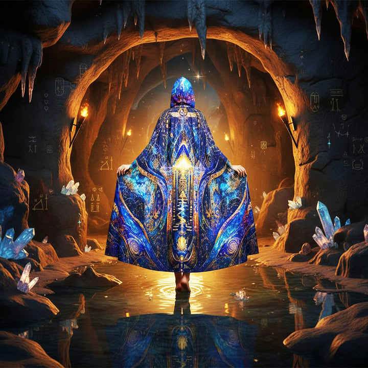 Sacred Light Unisex Hooded Cloak