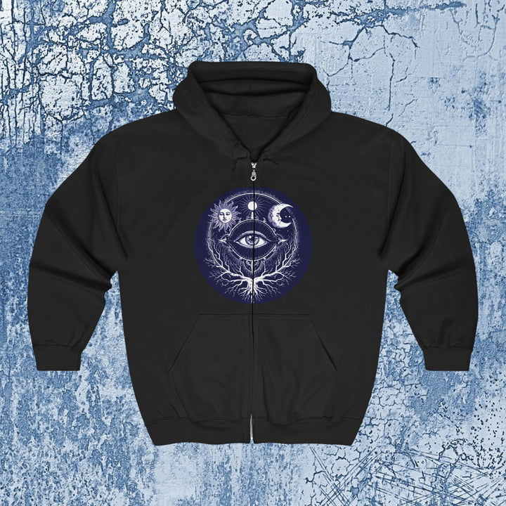 Sacred Eye - Unisex Heavy Blend™ Full Zip Hooded Sweatshirt