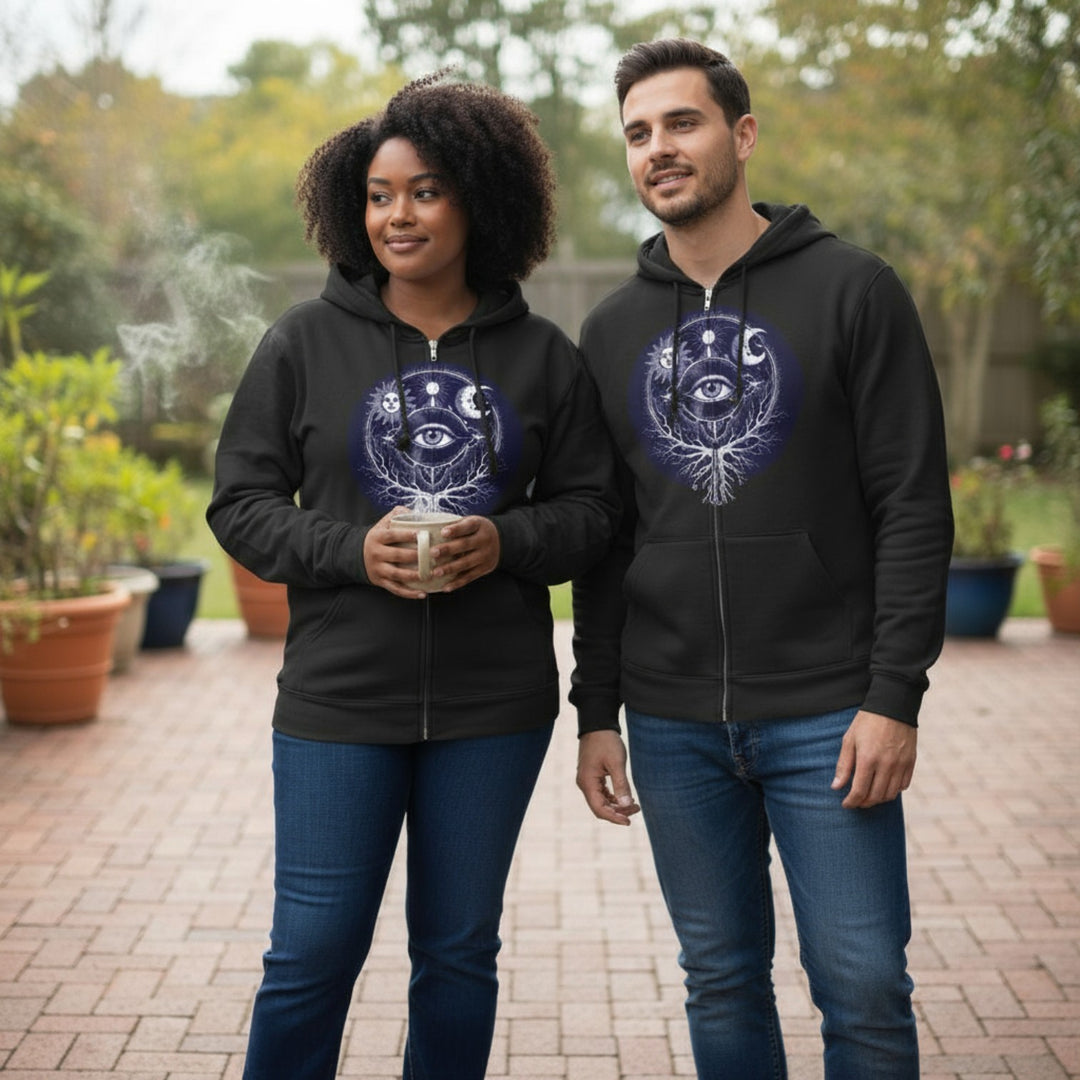 Sacred Eye - Unisex Heavy Blend™ Full Zip Hooded Sweatshirt