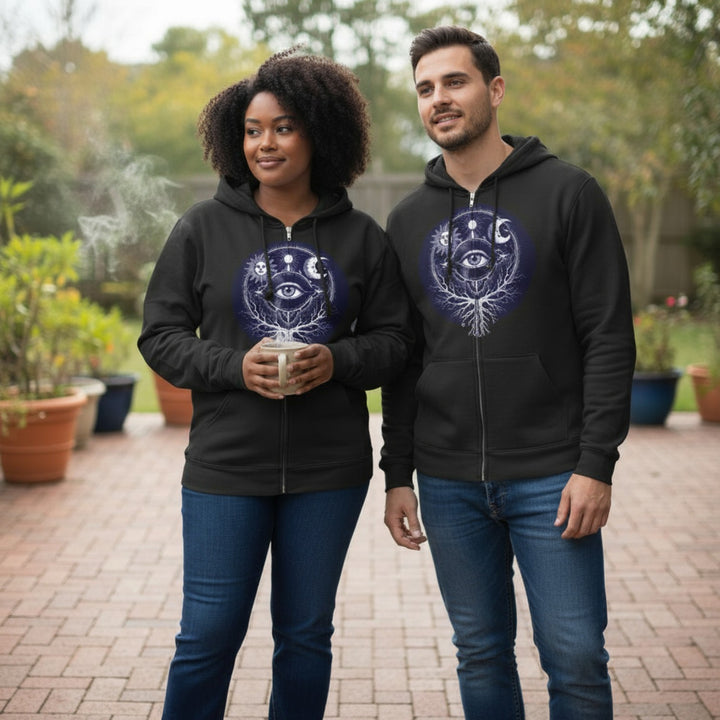 Sacred Eye - Unisex Heavy Blend™ Full Zip Hooded Sweatshirt
