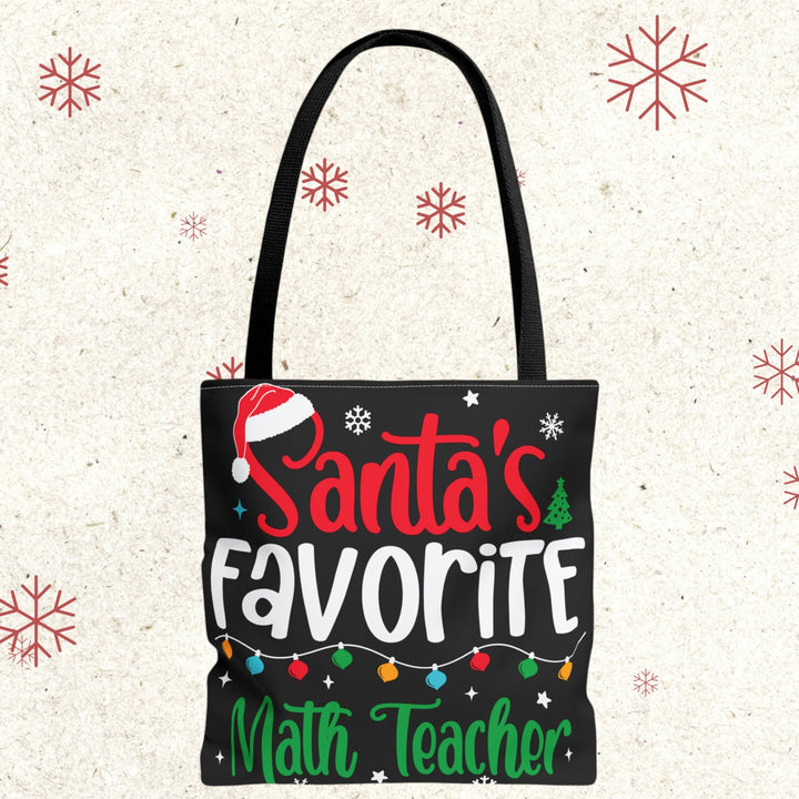 Tote Bag  - Santa's Favorite Math Teacher