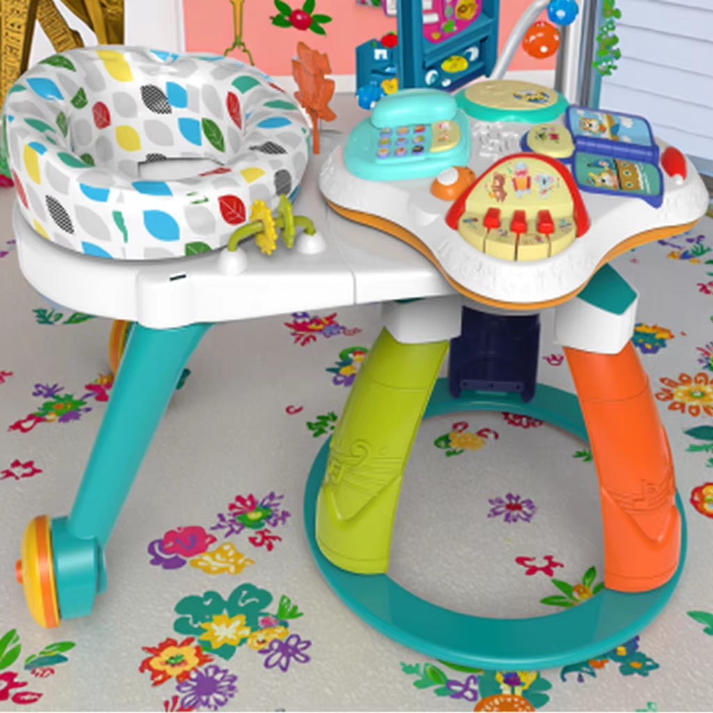 Sea Dragon Dreams interactive sound and light activity play table with colorful plastic toys for babies and toddlers.