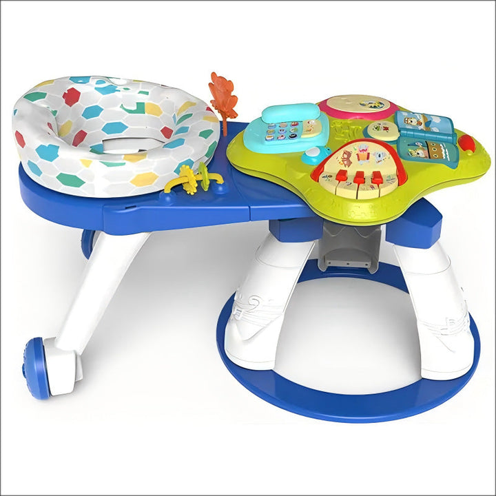 Sea Dragon Dreams interactive baby activity table with lights, sounds, and a cushioned seat for sensory play.