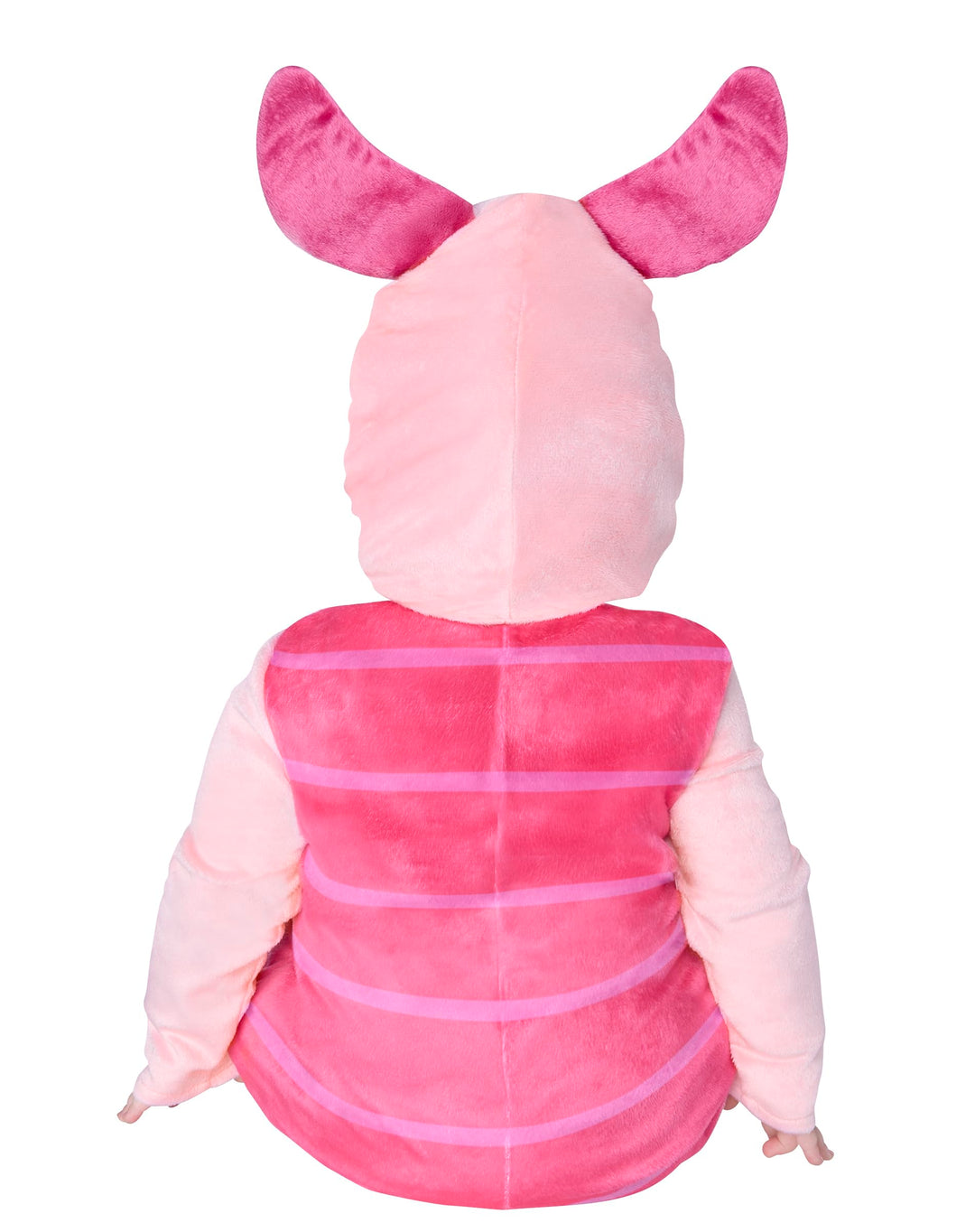 Sea Dragon Dreams baby Piglet costume with pink striped plush fabric and character hood for infants