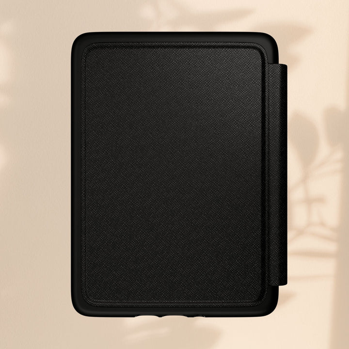Sea Dragon Dreams black PU leather Kindle Paperwhite case with textured finish and magnetic closure