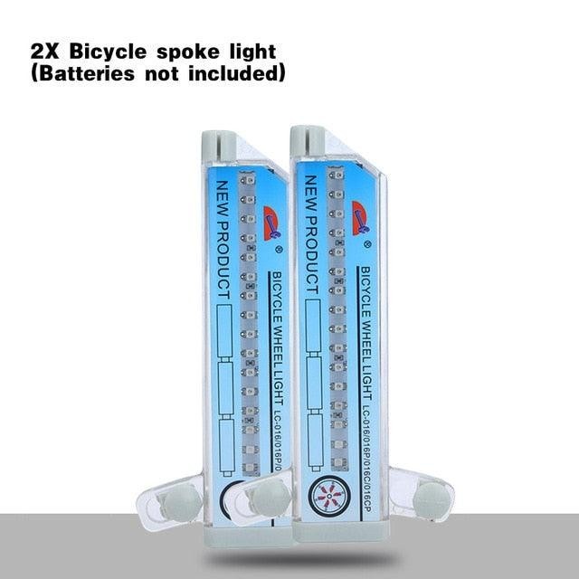 Sea Dragon Dreams RGB LED bicycle spoke lights in a pair, featuring 32 animated patterns for nighttime visibility.
