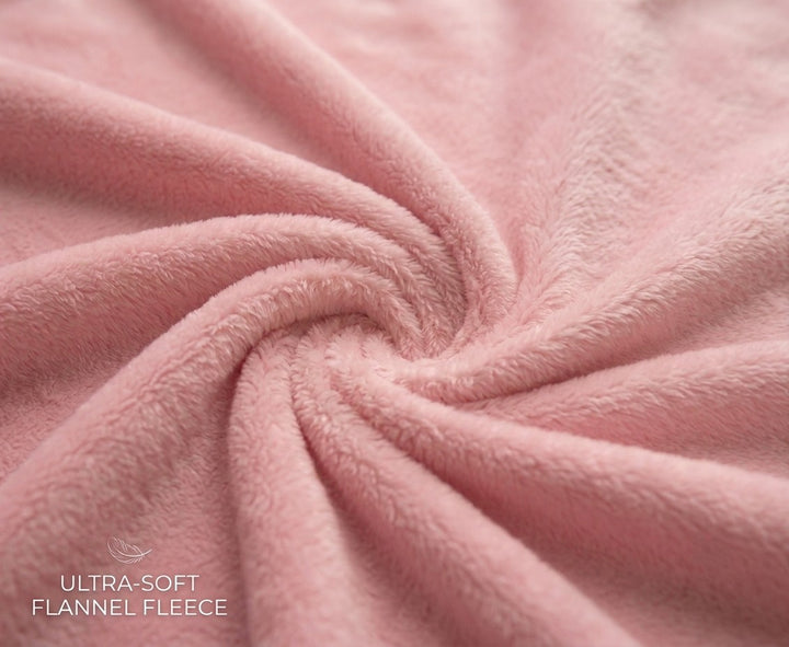 Sea Dragon Dreams pink ultra-soft microfiber fleece fabric with a plush, swirling texture for baby milestone blankets.