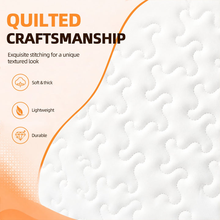 Sea Dragon Dreams quilted white polyester fabric with detailed stitching, soft and durable texture for witch hats