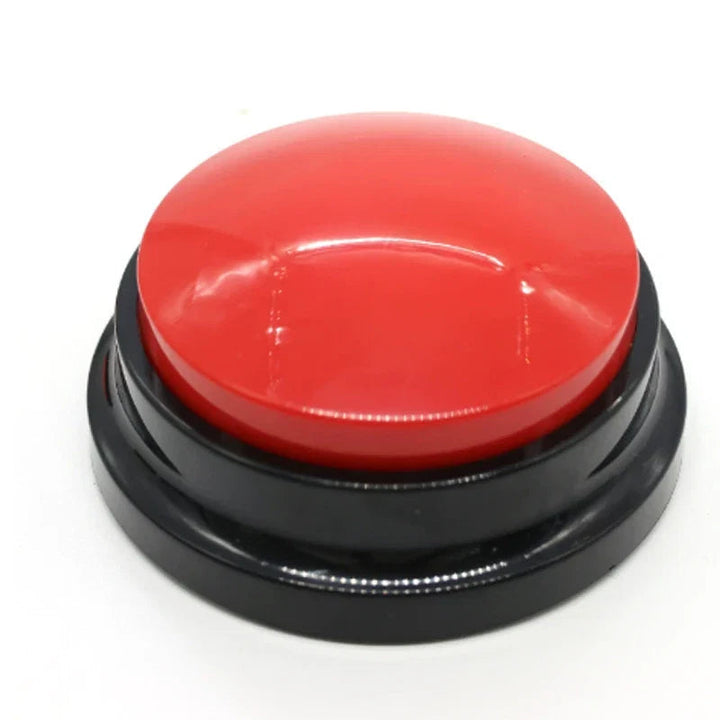 Sea Dragon Dreams red recordable dog talking button for interactive pet communication and training
