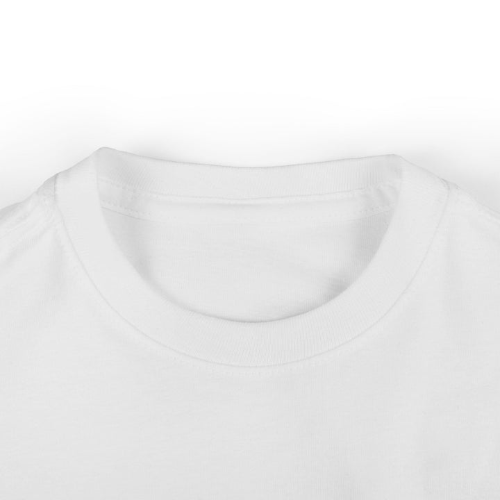 Sea Dragon Dreams white infant fine jersey cotton t-shirt with a ribbed crew neck collar