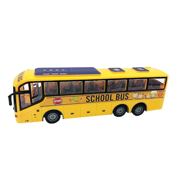 Sea Dragon Dreams 1:30 scale yellow remote-control school bus with realistic windows and stop sign detail