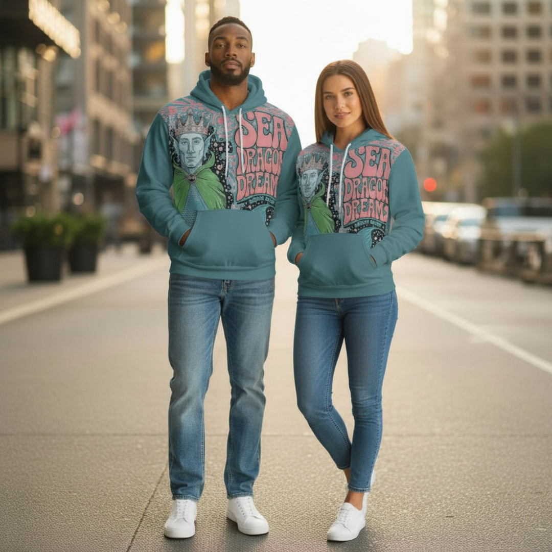 Unisex Pullover Hoodie - Sea Dragon Dreams