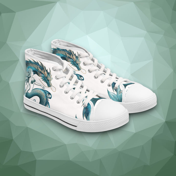 Women's High Top Sneakers - Sea Dragon Dreams