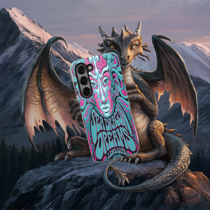 Tough Phone Cases - Sea Dragon Dreams Psychedelic