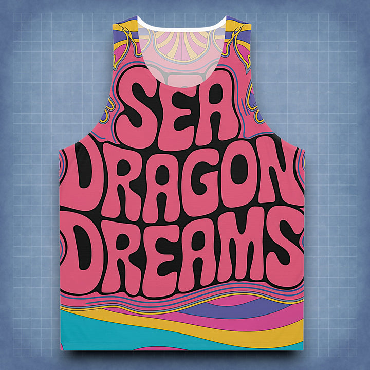 Psychedelic Sea Dragon Dreams Unisex Tank Top