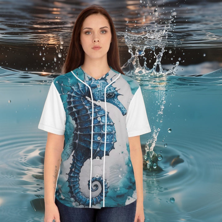 Sea Horse Women's Baseball Jersey