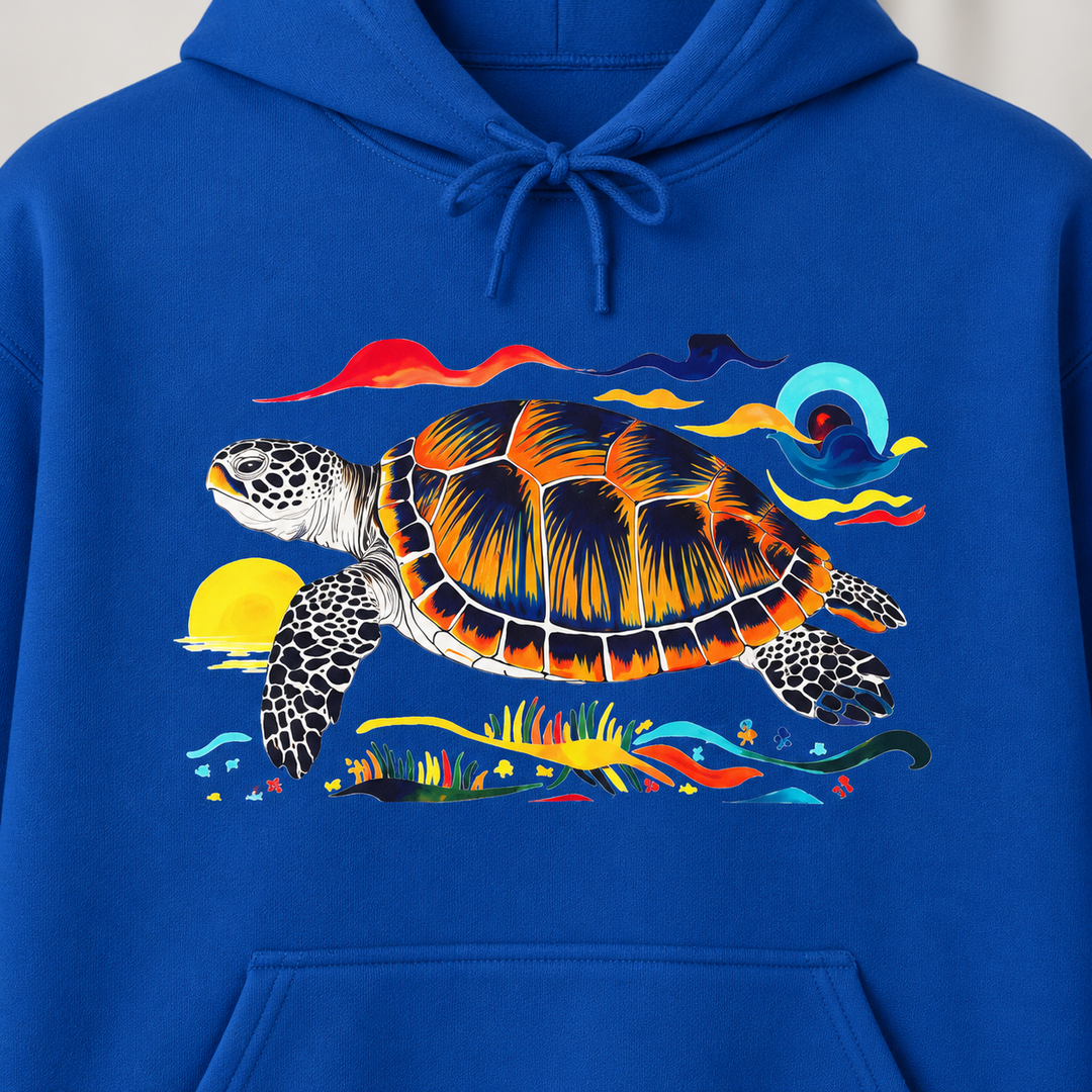 Unisex Heavy Blend™ Hooded Sweatshirt - Turtle Joy