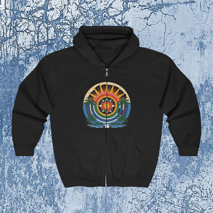 Seminole Design - Unisex Heavy Blend™ Full Zip Hooded Sweatshirt