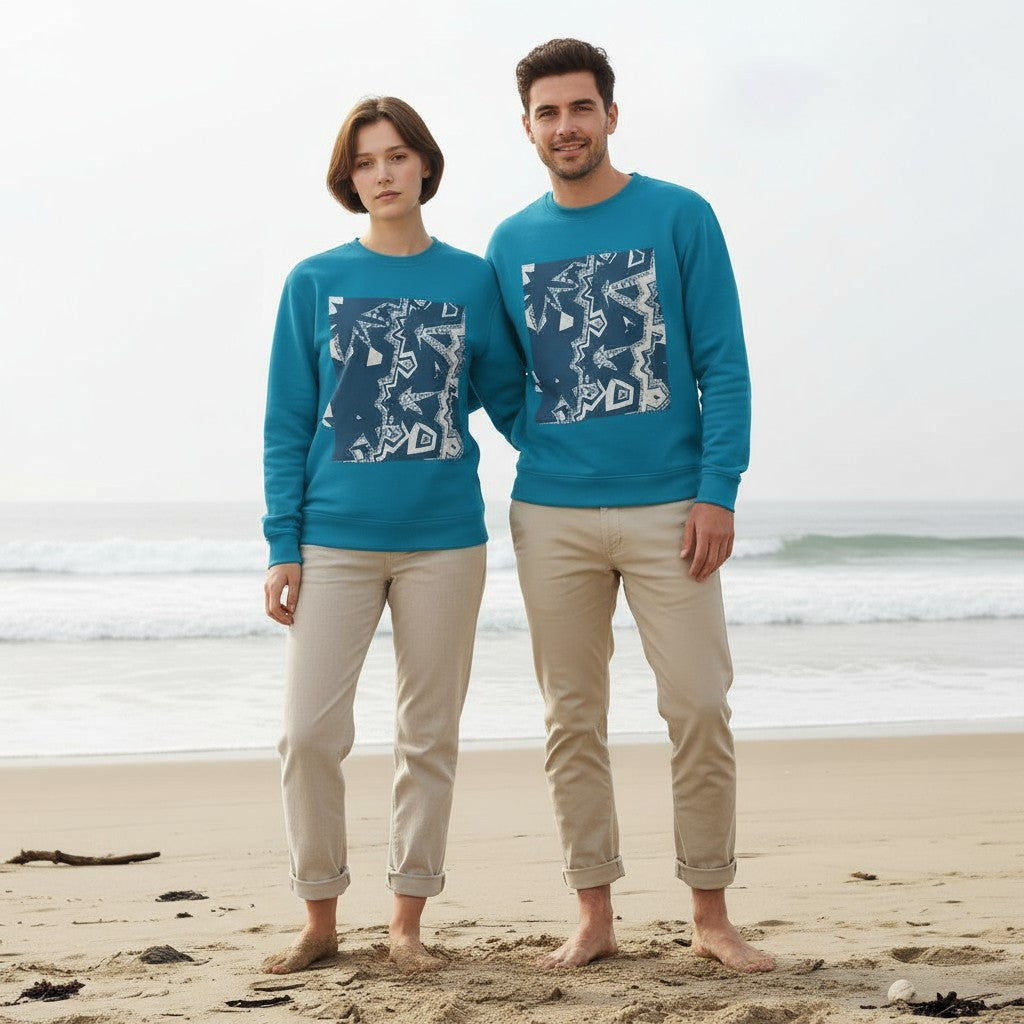 Unisex Sweatshirt - Shifting Blues