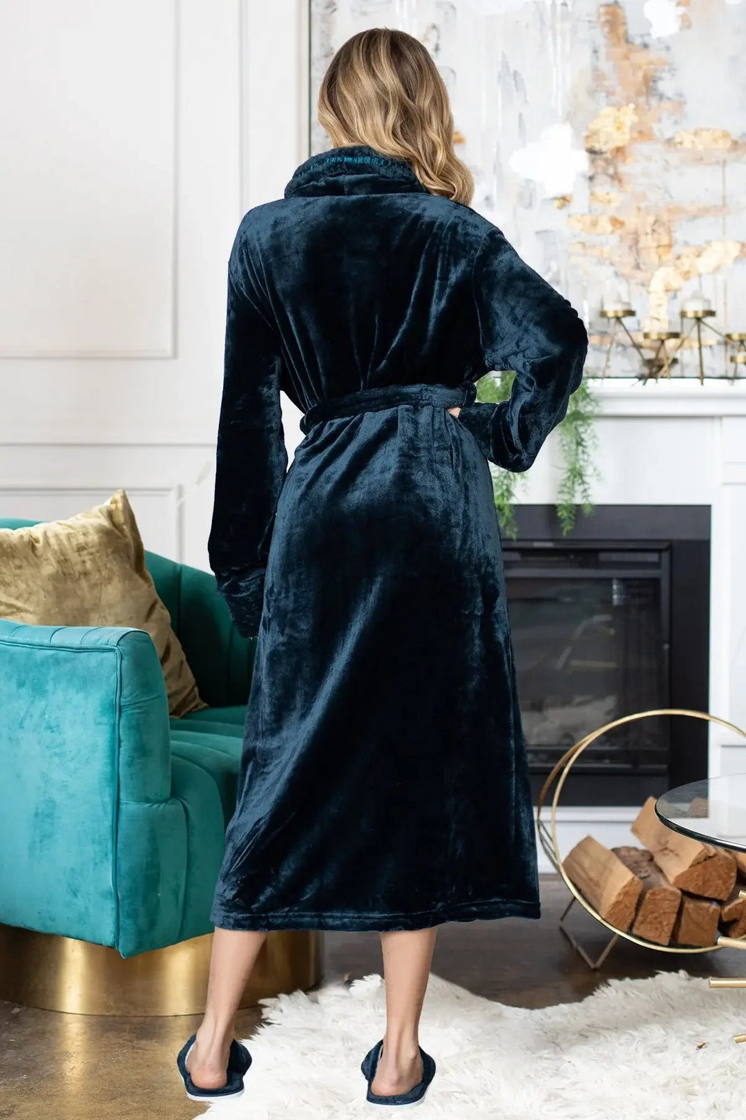 Women's Ultra Soft Plush Bathrobe | CloudSoft Luxury Fleece Robe