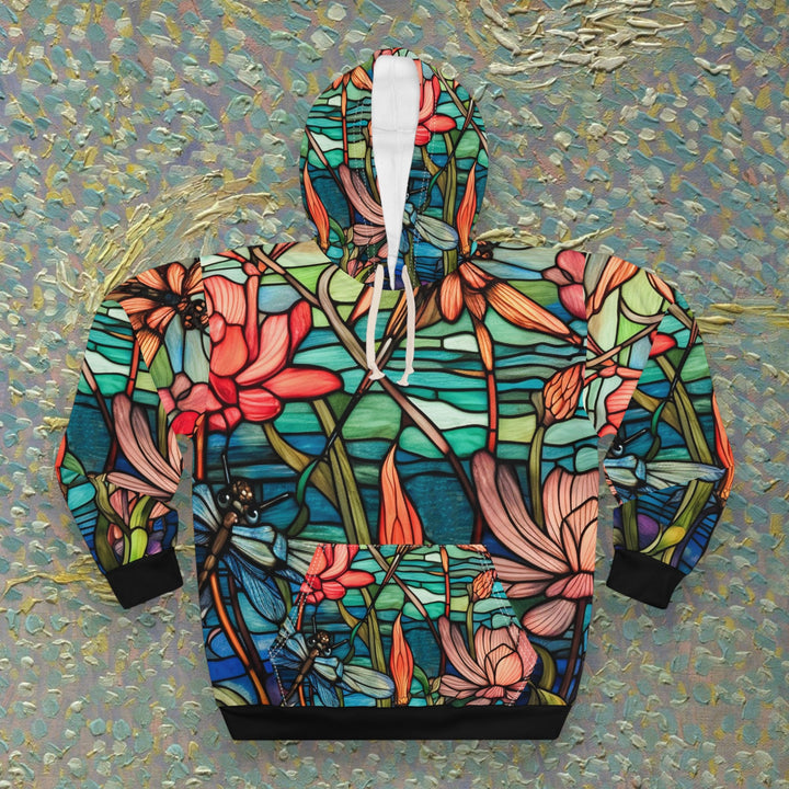 Unisex Pullover Hoodie = Dragonfly Glass