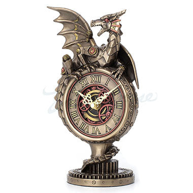 Steampunk Dragon Gear Stand Clock