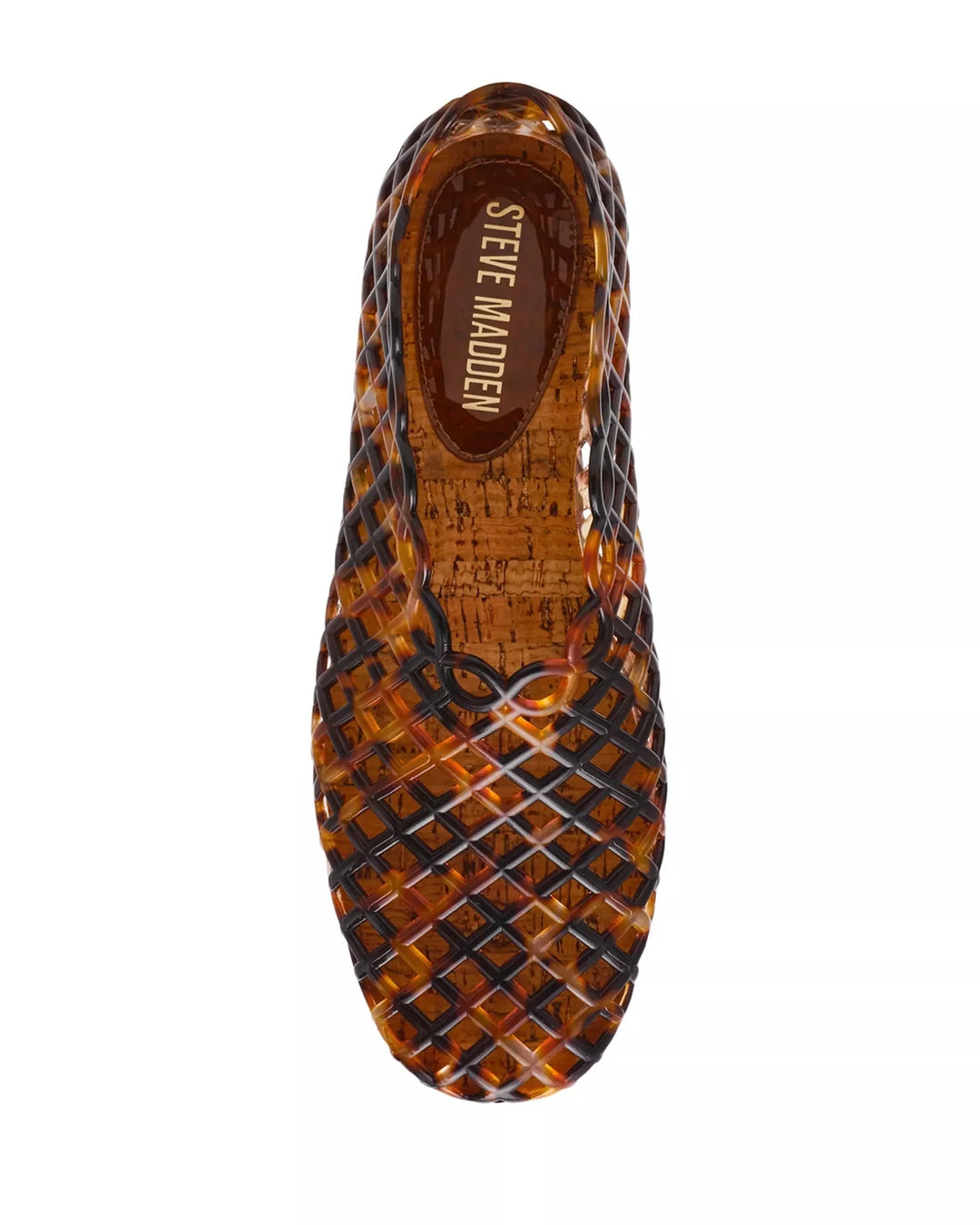 Steve Madden GROVE Tortoise Women’s Caged Jelly Ballet Flats