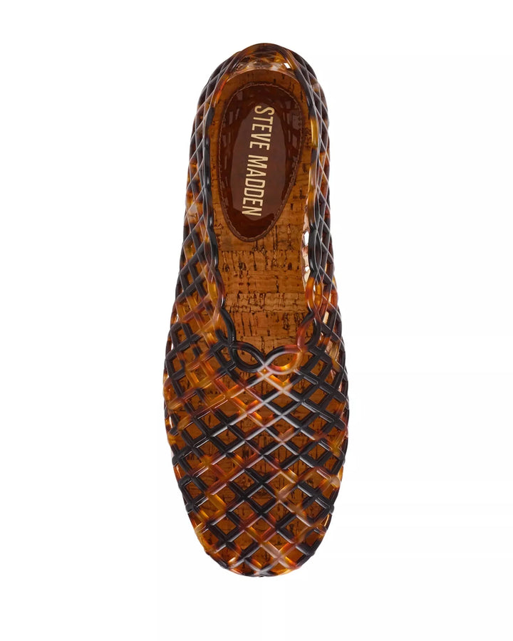 Steve Madden GROVE Tortoise Women’s Caged Jelly Ballet Flats