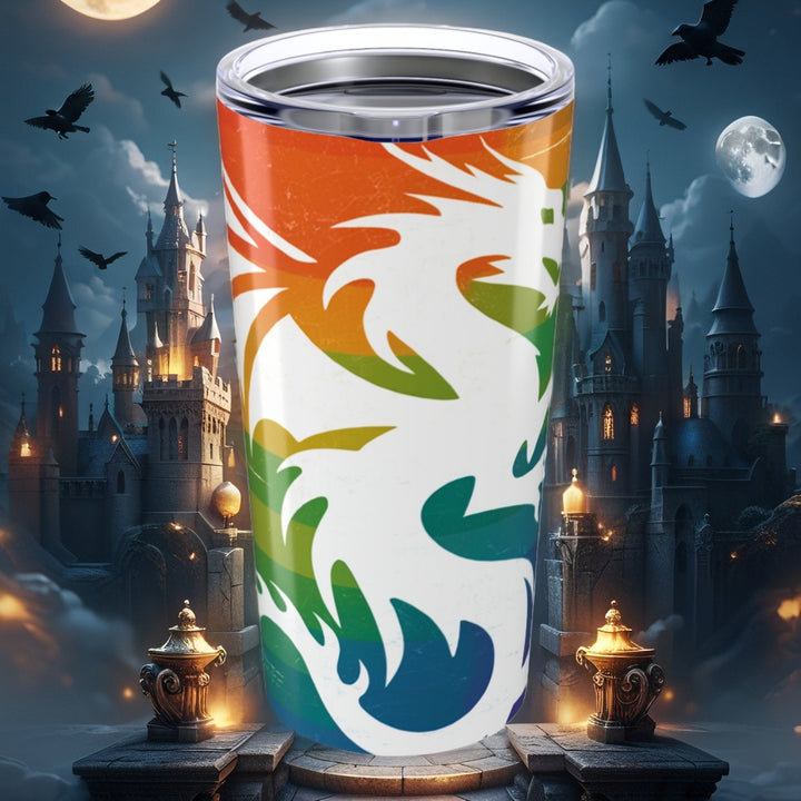 Tumbler 20oz - Striped Dragon