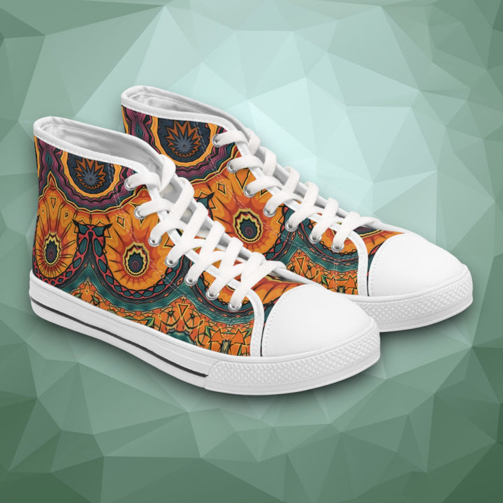 Women's High Top Sneakers - Sunshine