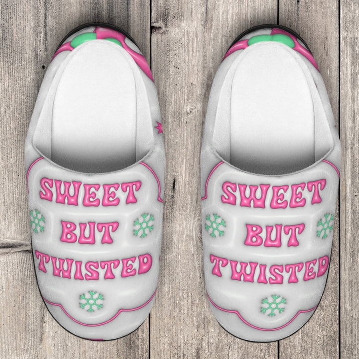 Men's Indoor Slippers - Sweet But Twisted