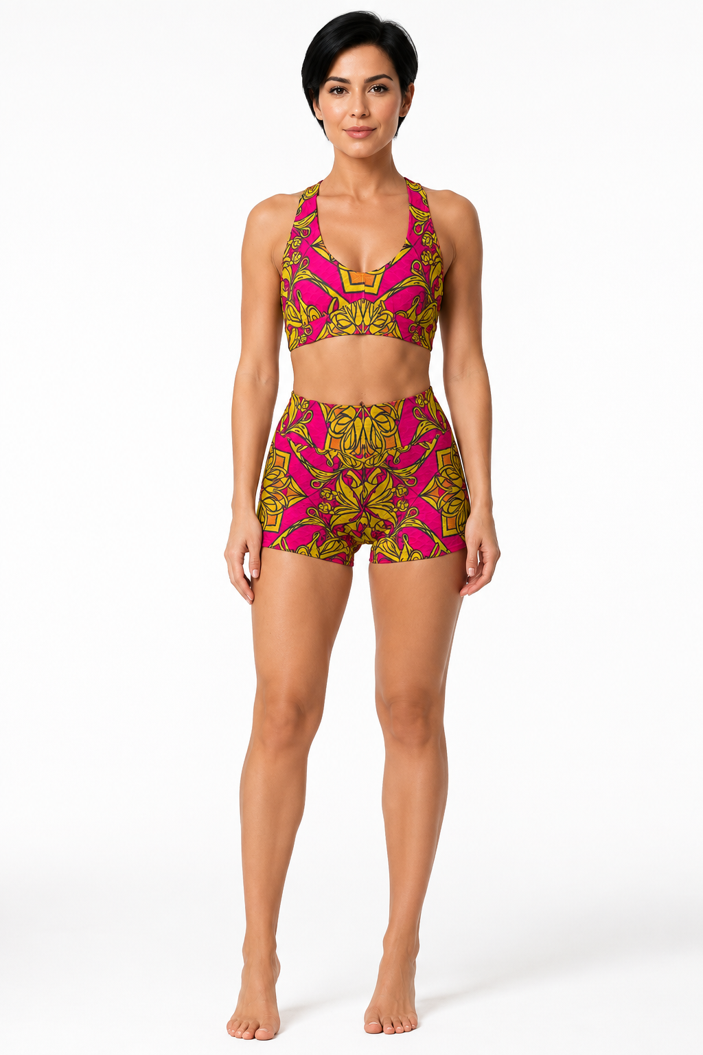 Symmetry Women’s Sports Bra and Shorts Set