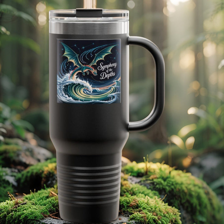 Dragon Symphony of the Depths Insulated Travel Mug, 40oz