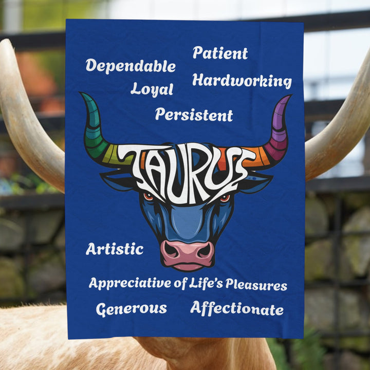 Velveteen Plush Blanket - Taurus