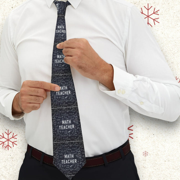 Math Teacher Necktie