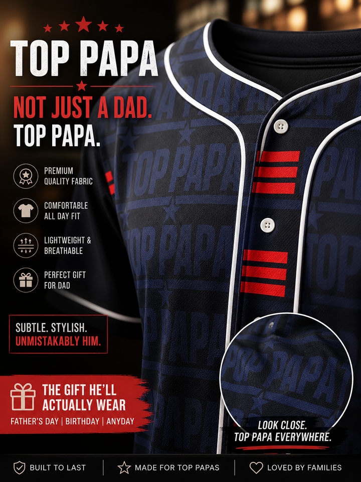 Men's Baseball Jersey - Top Papa