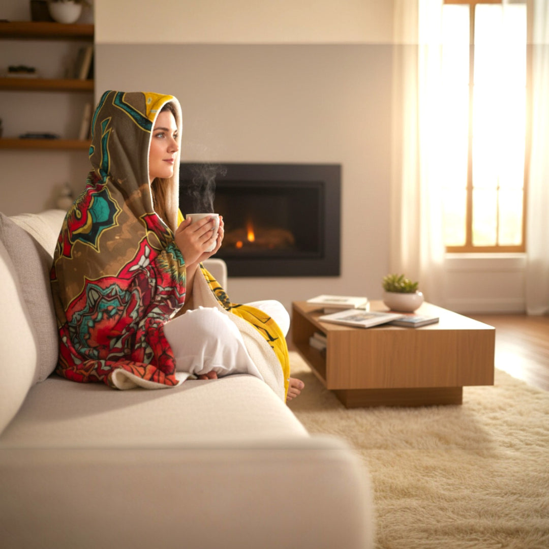 Hooded Sherpa Fleece Blanket - Changes