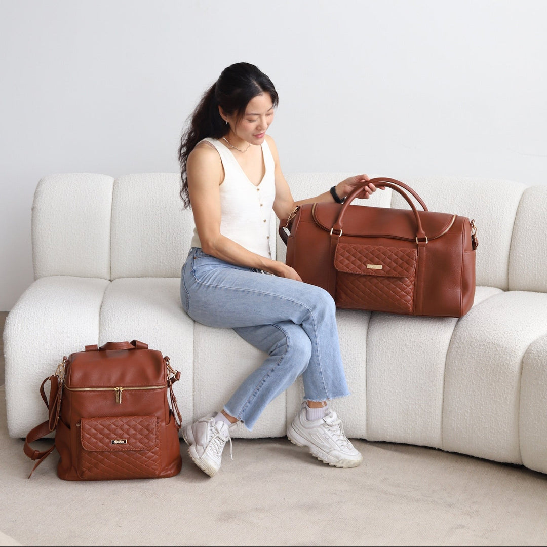 Weekender Travel Bag | Caramel