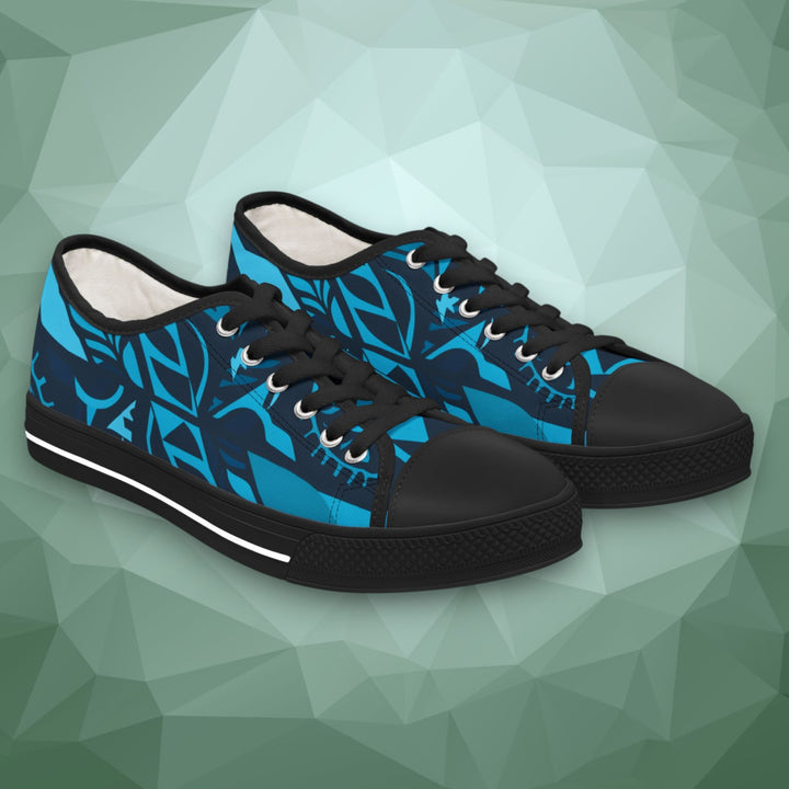 Women's Low Top Sneakers - Tribal Blue