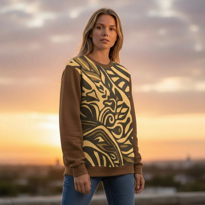 Unisex Sweatshirt  - Tribal Orange