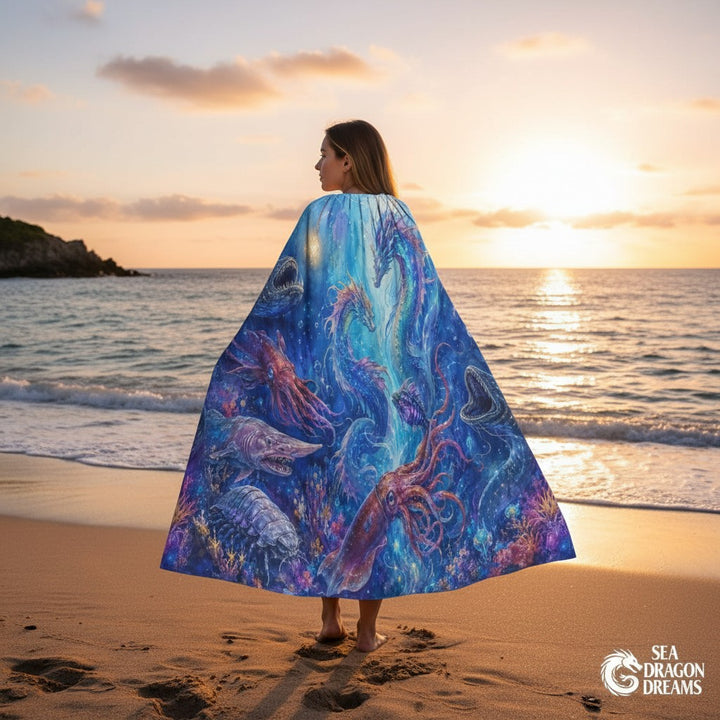 Under the Sea Unisex Hooded Cloak