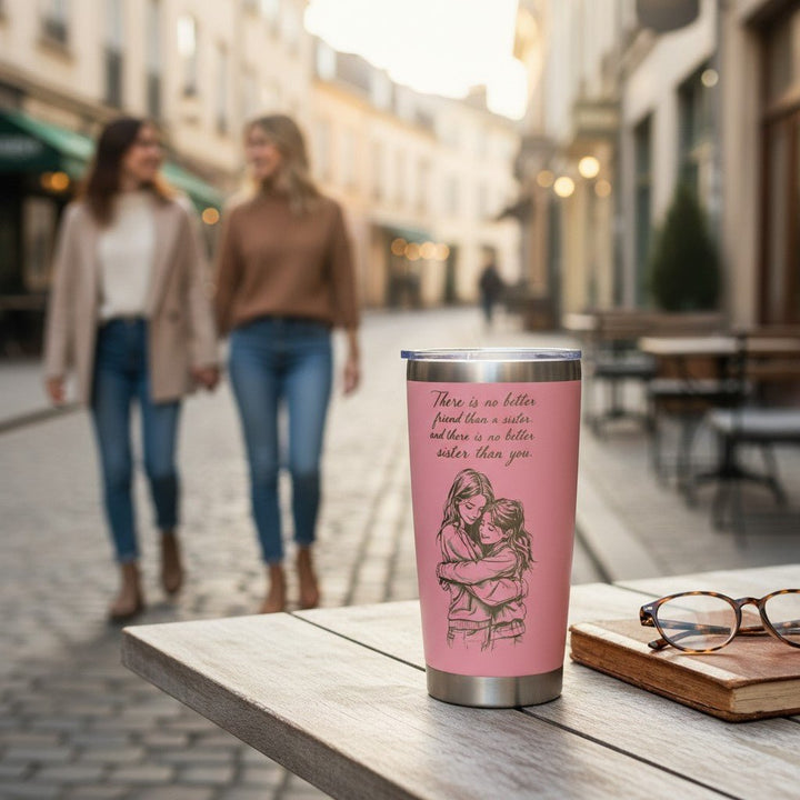 Sister Gift 20oz Insulated Stainless Steel Travel Tumbler