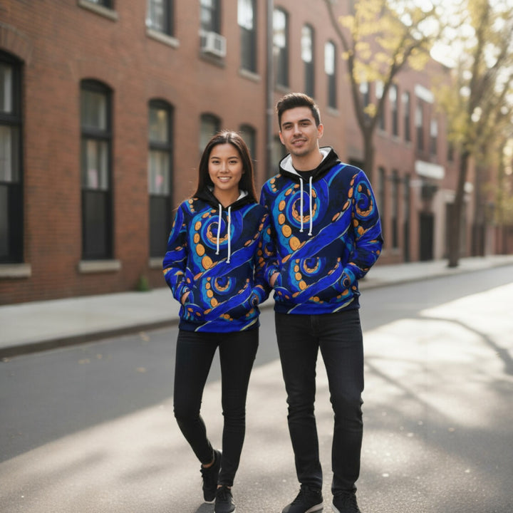 Unisex Pullover Hoodie - Octopus Delight