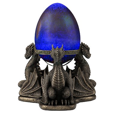 Dragon’s Prophecy Glowing Egg Figurine by Luna Lakota