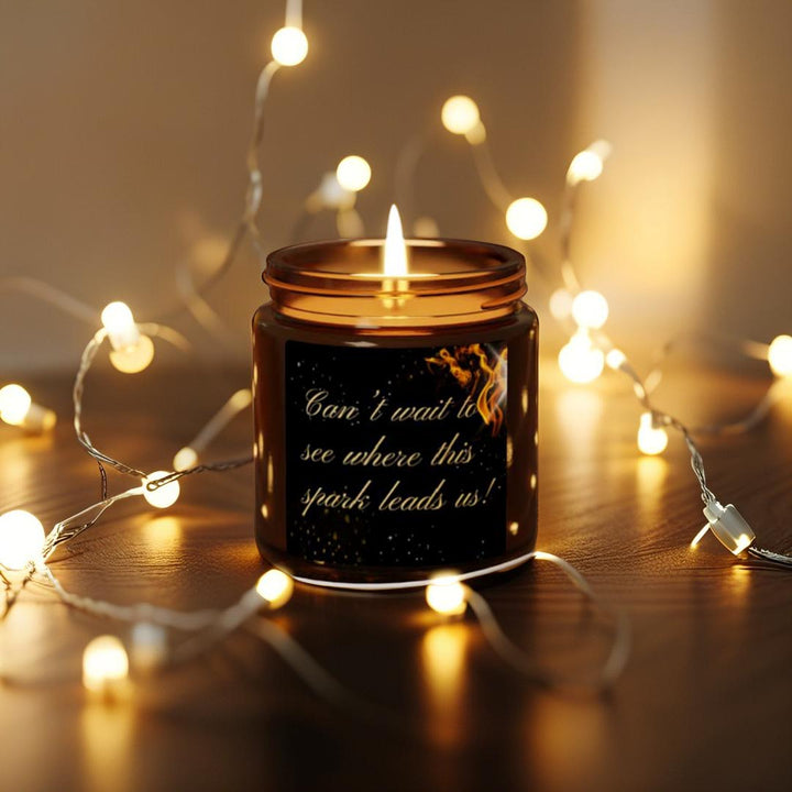 Scented Soy Candle (Multi-Size, Amber Jar) - Spark Leads Us