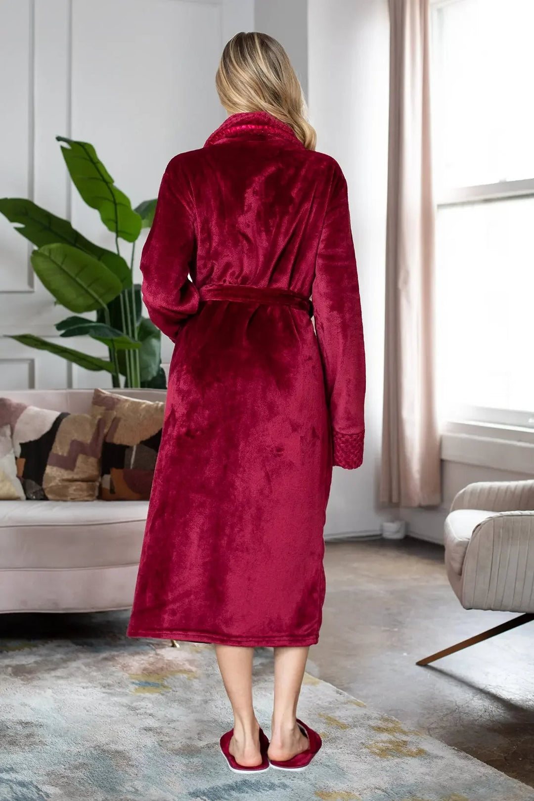 Women's Ultra Soft Plush Bathrobe | CloudSoft Luxury Fleece Robe